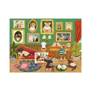 Rolife Doggie Art Gallery 1000 Piece Jigsaw Puzzle PT008