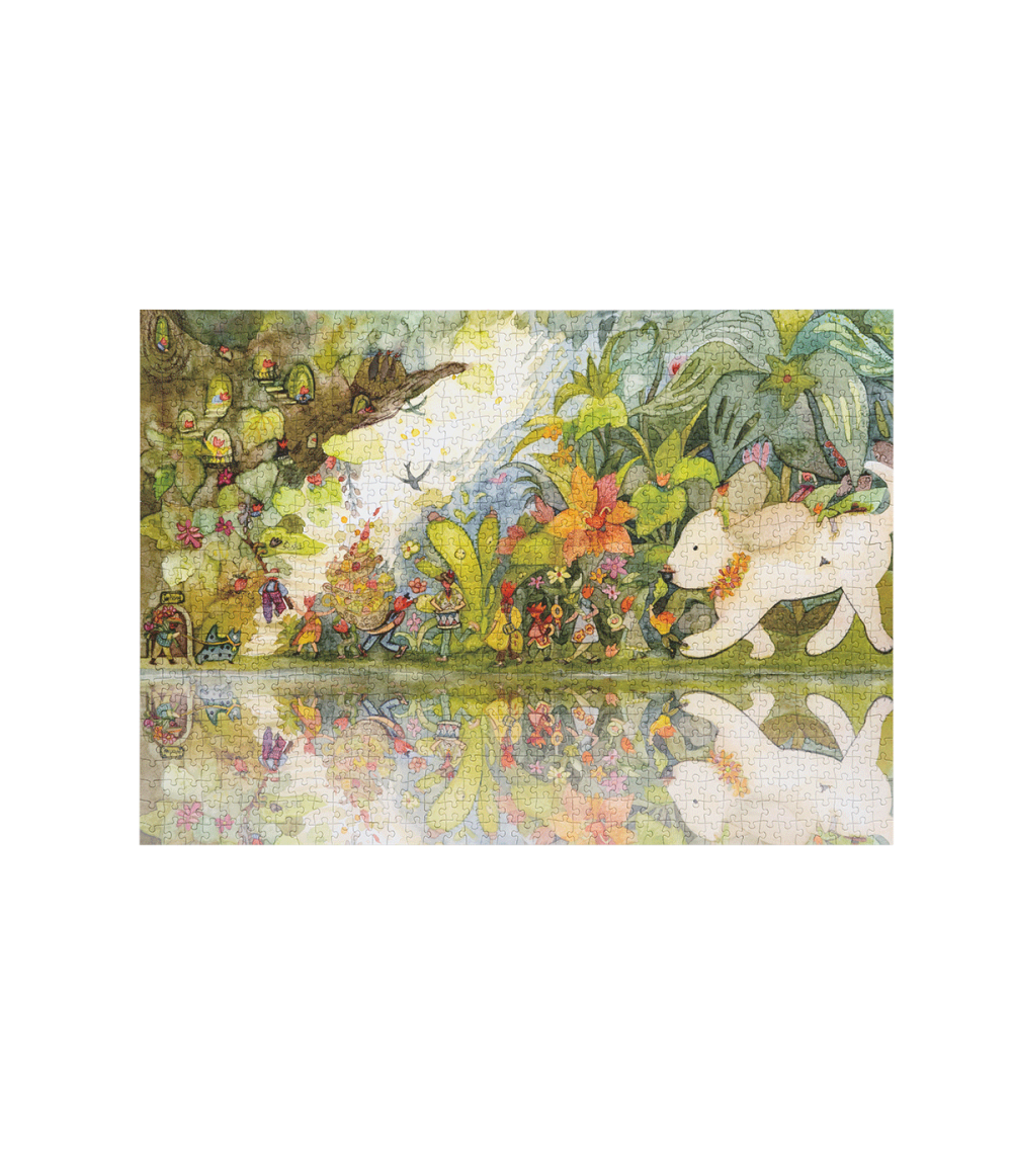 PT011-main Rowood Forest Party 1000 Piece Jigsaw Puzzle PT011