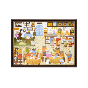 Lively Puppies' Bakery Display Showcase PT014Z