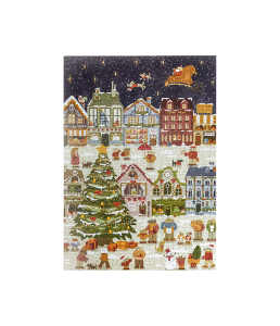 Puppies' Christmas Eve Rowood Puppies' Christmas Eve 1000 Piece Jigsaw Puzzle PT015