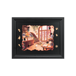 TA006Z-main Cozy Winter Café Display Showcase TA006Z