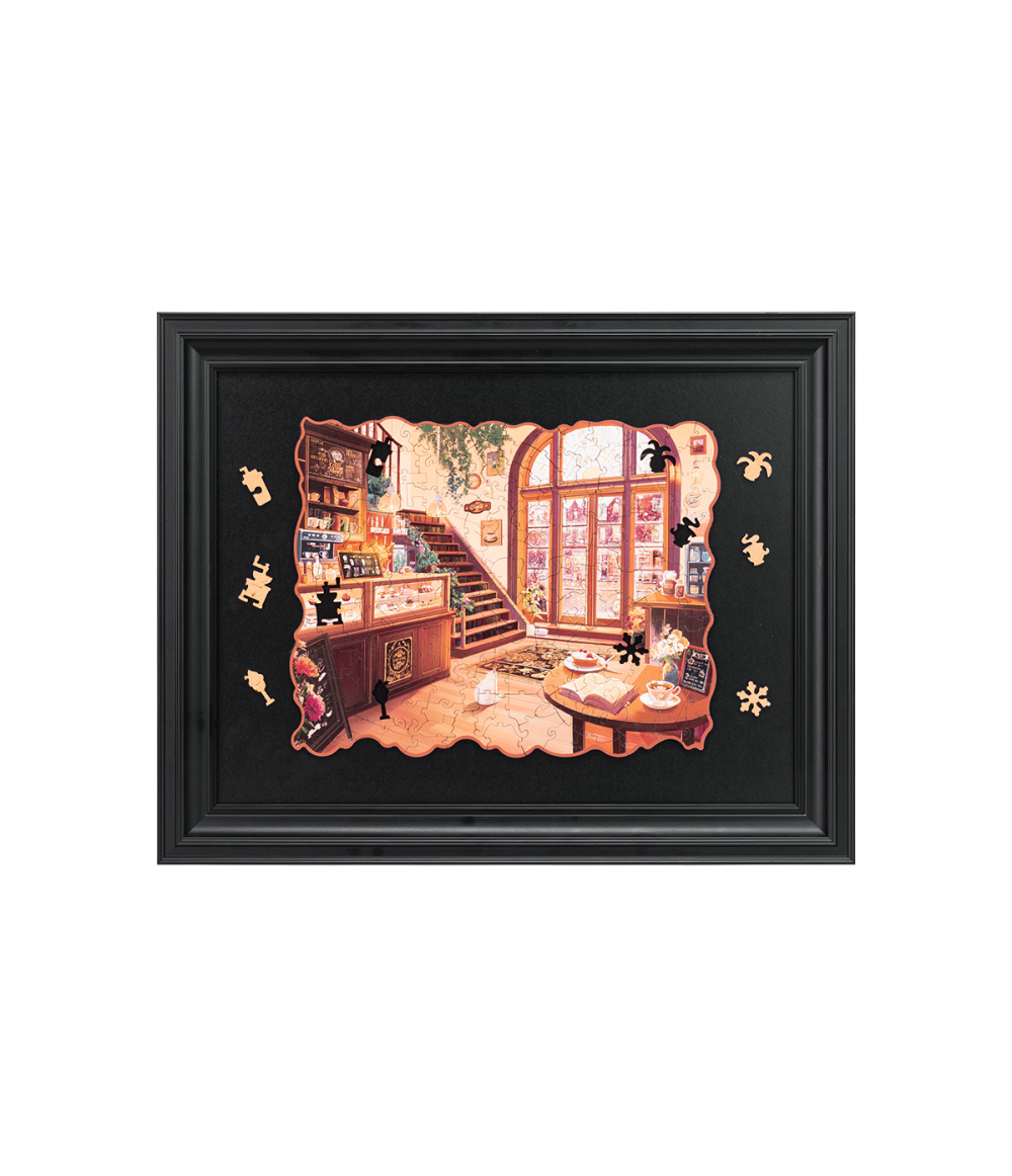 Cozy Winter Café Display Showcase TA006Z