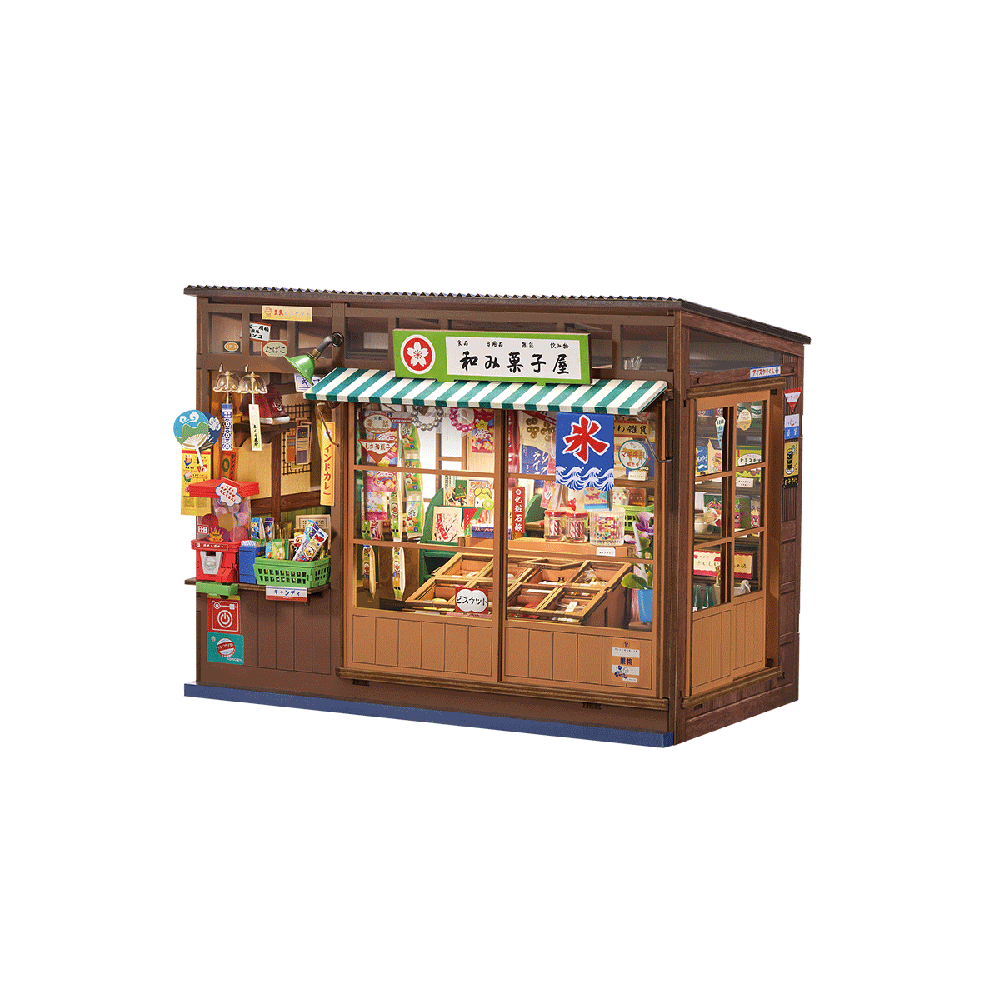Rolife Nostalgic Corner Shop DIY Book Nook TGE05