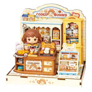 DG177-main Rolife Cookii Bunny's Cookie Shop DIY Miniature House DG177