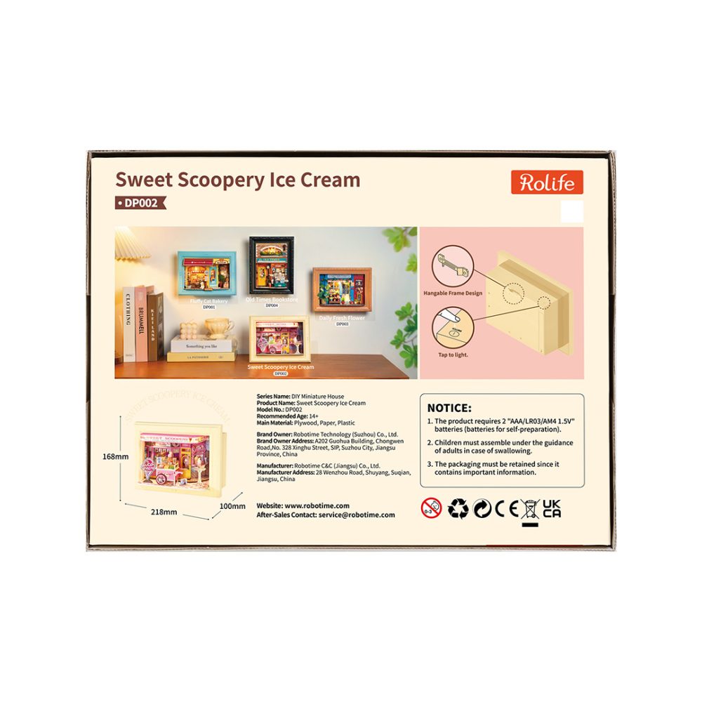 DP002-4 Sweet Scoopery Ice Cream