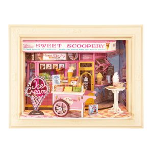 DP002-main Rolife Sweet Scoopery Ice Cream 3D Wooden Puzzle DP002
