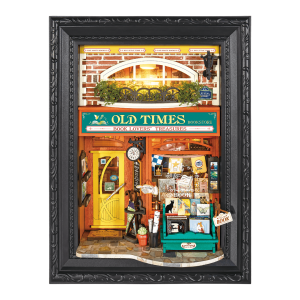 DP004-main Rolife Old Times Bookstore 3D Wooden Puzzle DP004