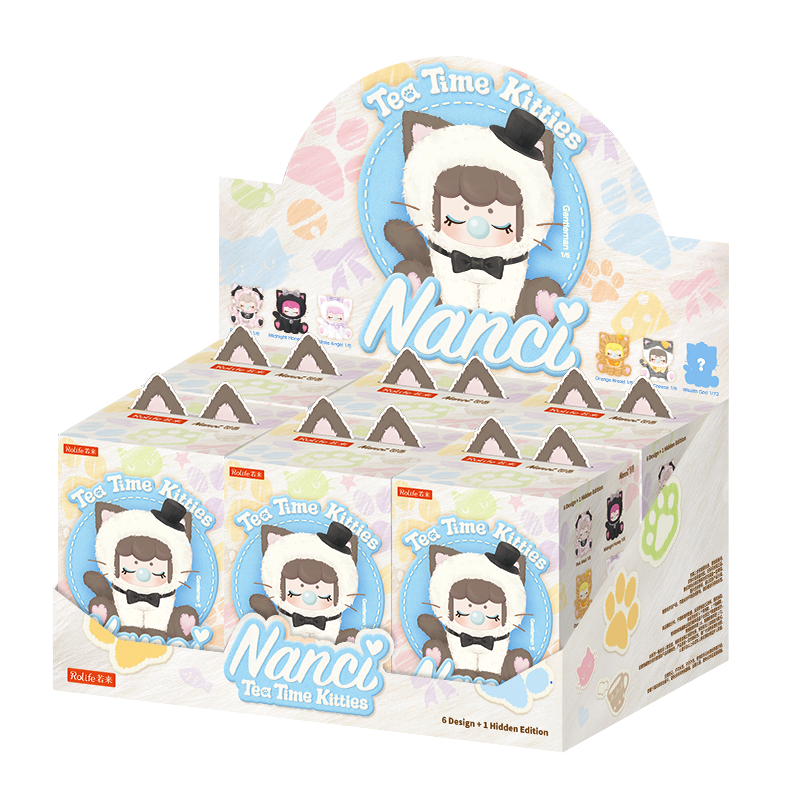 Rolife Nanci Tea Time Kitties Series Surprise Figure Dolls MNDXX