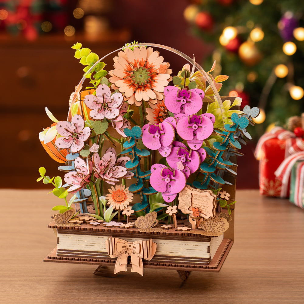 TW04H-3 Wooden Blooming Book