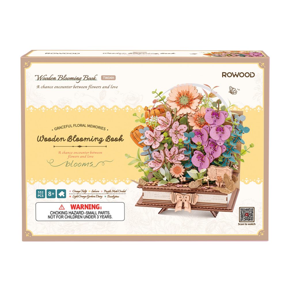 TW04H-7 Wooden Blooming Book