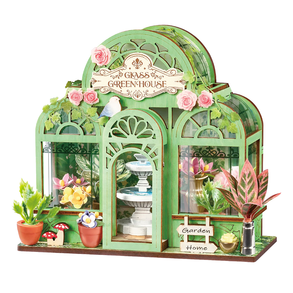 Rolife Green Fountain Garden DIY Miniature House DS048