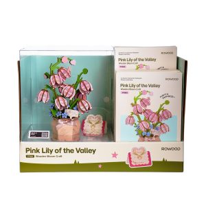 TF003-main Pink Lily of the Valley Display Showcase TF003Z