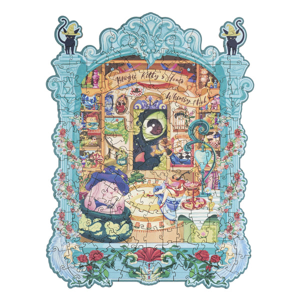 Rolife Magic Kitty's Home Wooden Jigsaw Puzzle TA009