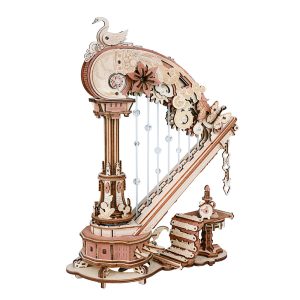 ROKR Magic Harp Music Box Wooden 3D Puzzle AMK71
