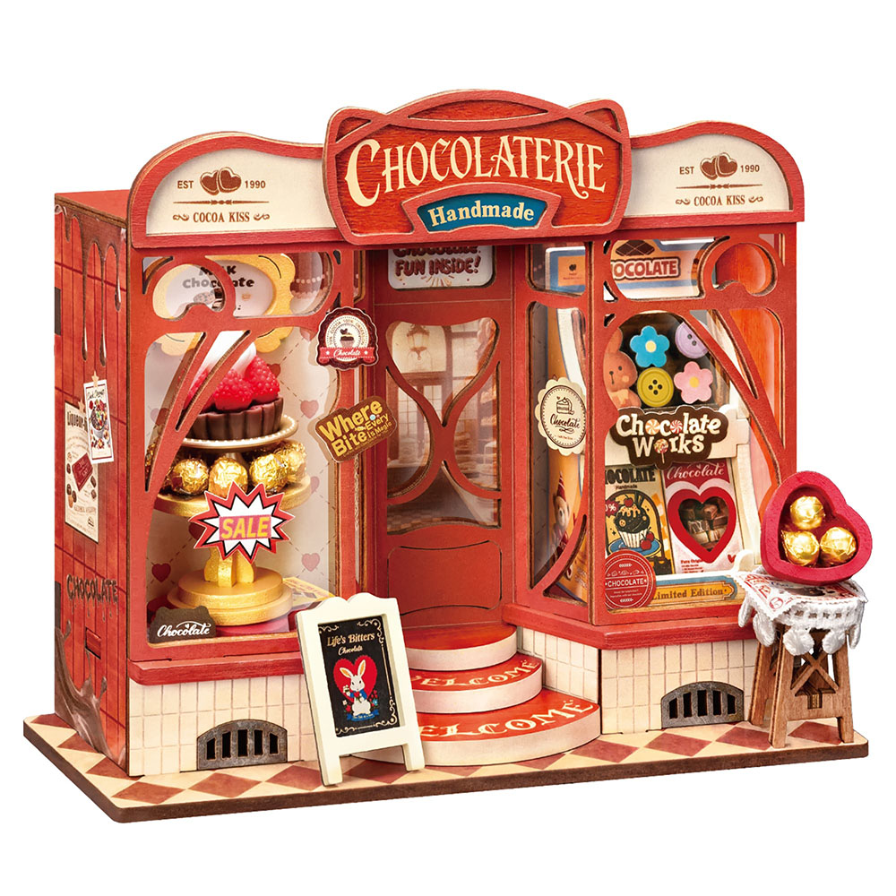 Rolife Sweet Chocolate Shop DIY Miniature House DS046