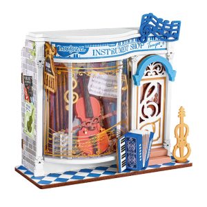 Rolife Melody Instrument Shop DIY Miniature House DS047