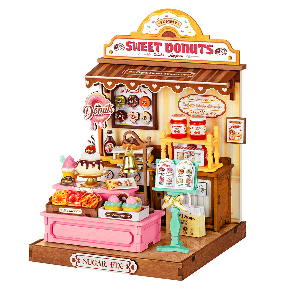 Rolife Sweetie's Donut Shop DIY Miniature House DS051
