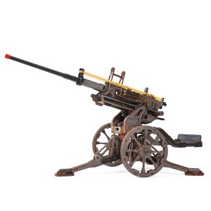 Antiaircraft Gun ROKR Anti-aircraft Gun Wooden 3D Puzzle LQM01