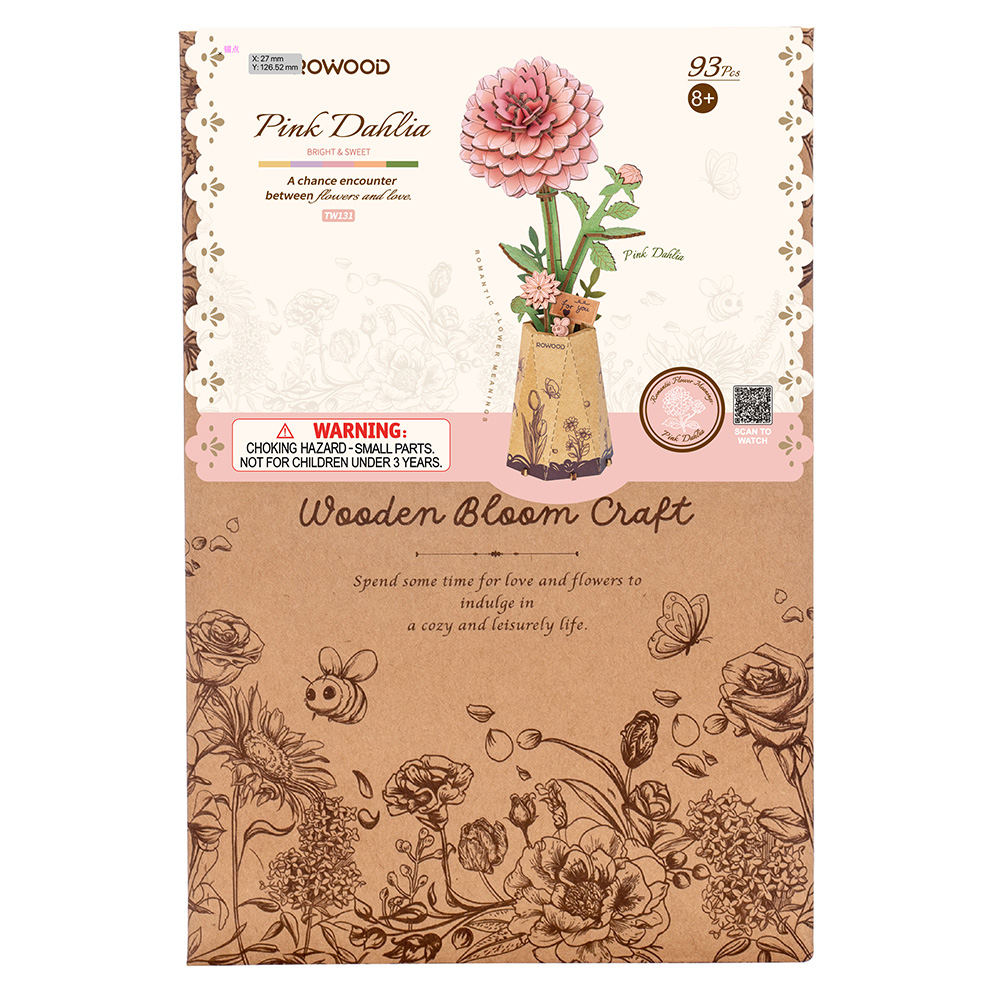 TW131-6 Pink Dahlia