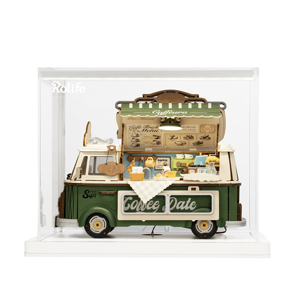 Leo's Coffee Truck Display Showcase TGS07Z