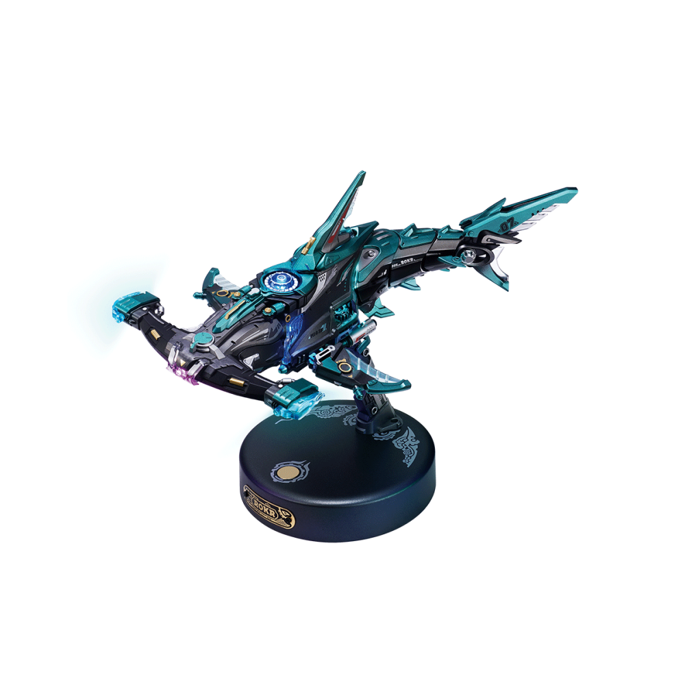 MI07-main ROKR Hammerhead Shark DIY Model 3D Puzzle MI07