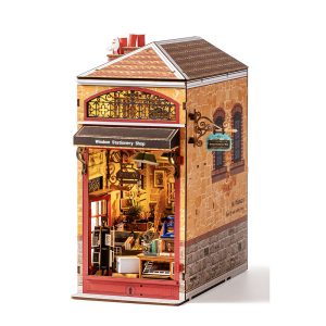 TGB19-main Rolife Wisdom Stationery Shop DIY Book Nook TGB19