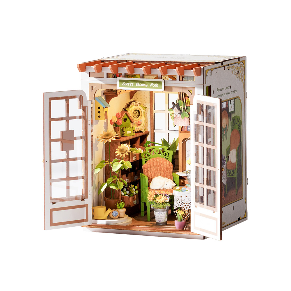 TGE04-main Rolife Secret Bloomy Nook DIY Book Nook TGE04