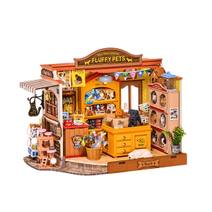 Fluffy Friends Hub Rolife Fluffy Friends Hub DIY Miniature House DG185