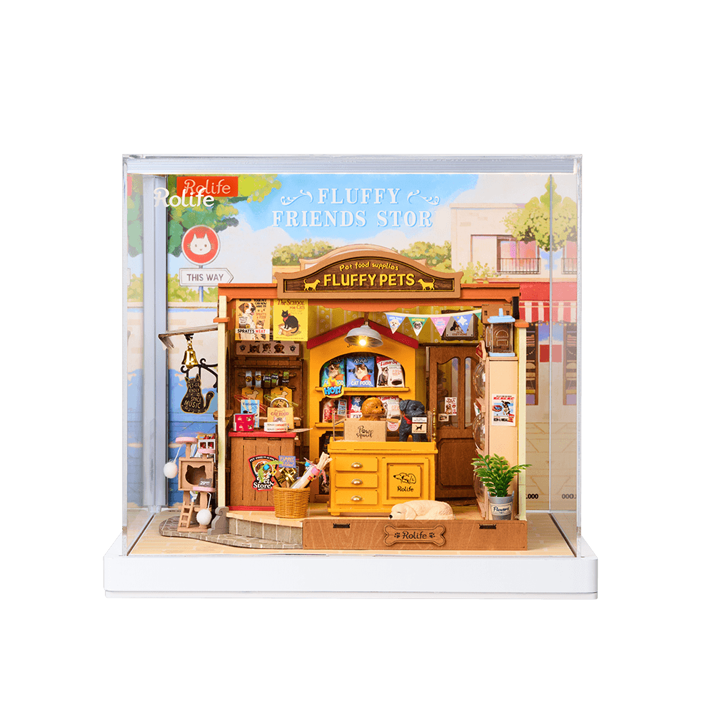 Fluffy Friends Hub Display Showcase DG185Z