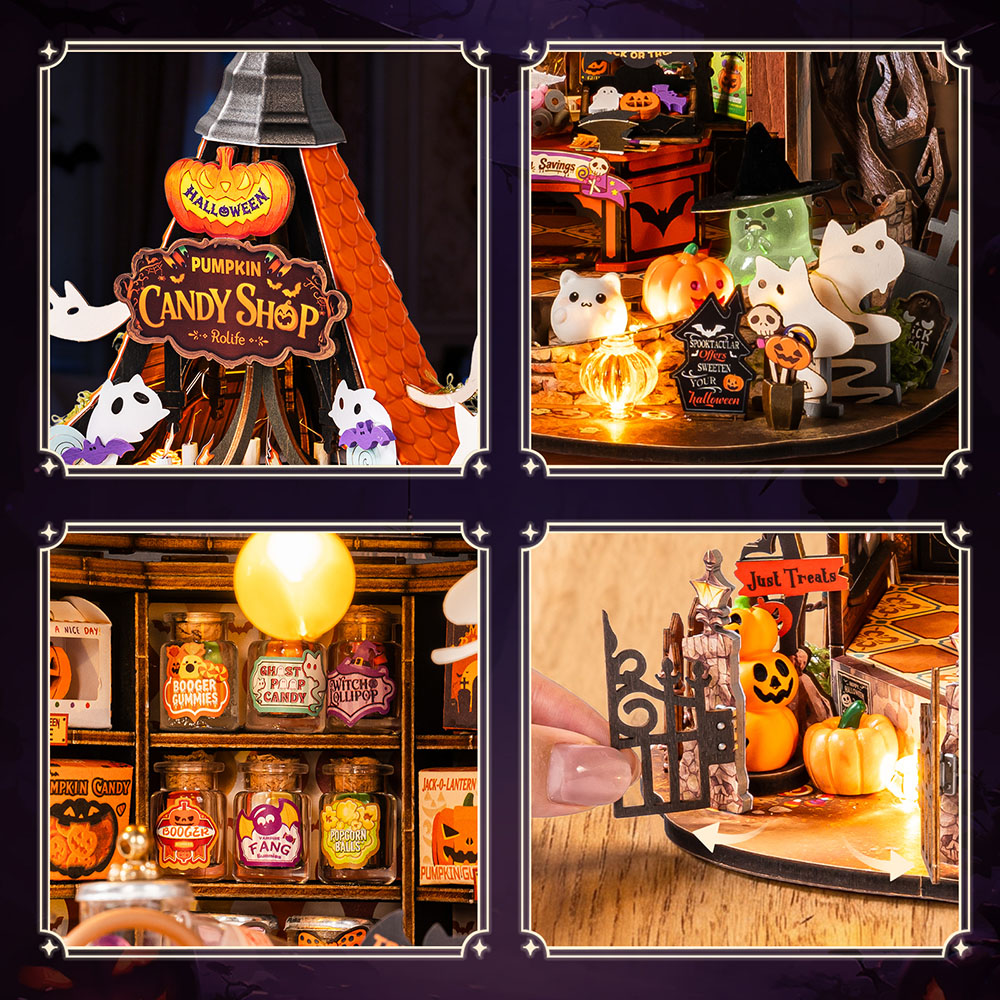 DG186-4 Haunted Candy House