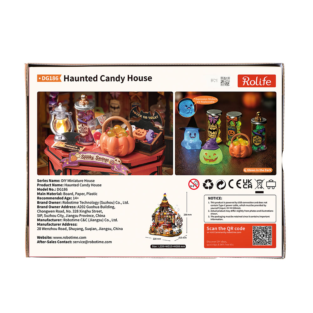 DG186-8 Haunted Candy House