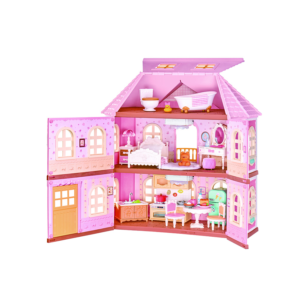 HH001-main Rolife Fairy Rose Cottage Haley Island DIY Dollhouse Kit HH001