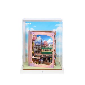 LKS01Z-main ROKR Strolling in the Sunshine 3D Wooden Puzzle Display Showcase LKS01Z