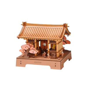 TGA08-main Rolife Sacred Sakura Temple 3D Wooden Puzzle TGA08