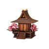 TGA09-main Rolife Sakura Retreat 3D Wooden Puzzle TGA09