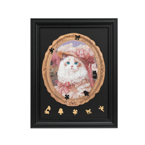 Springtime Kitty Portrait Display Showcase TA005Z